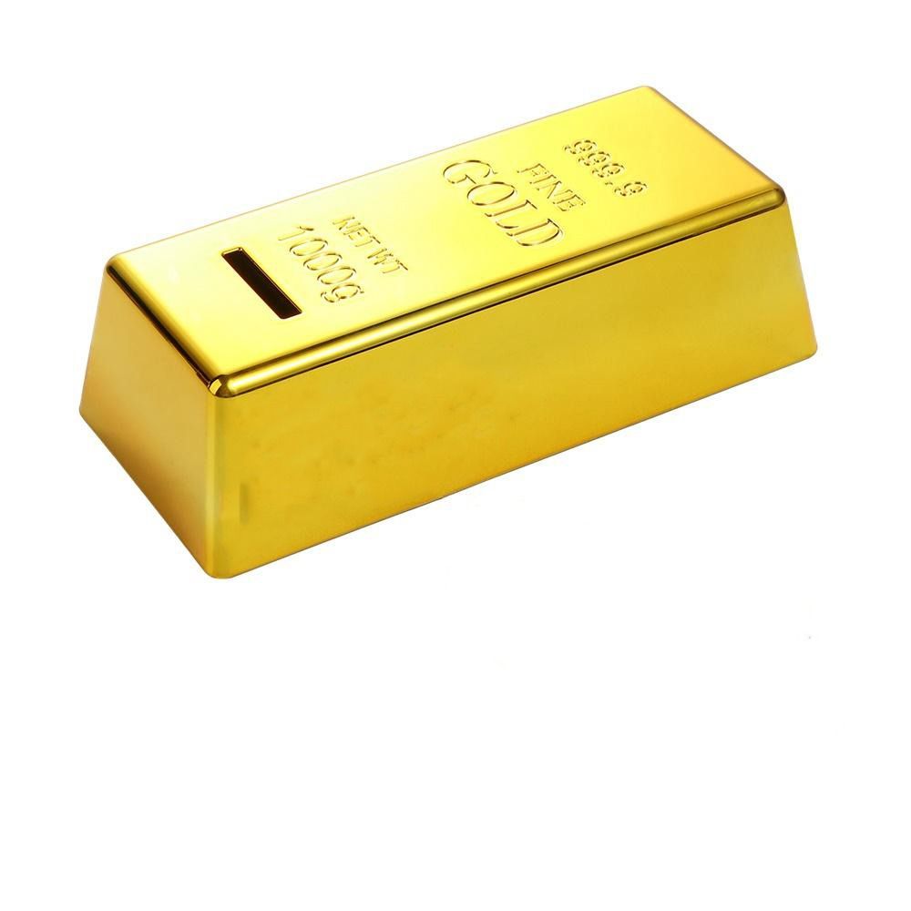 Unique Plastic Gold Bullion Ba - Kids Education Money recension och pris