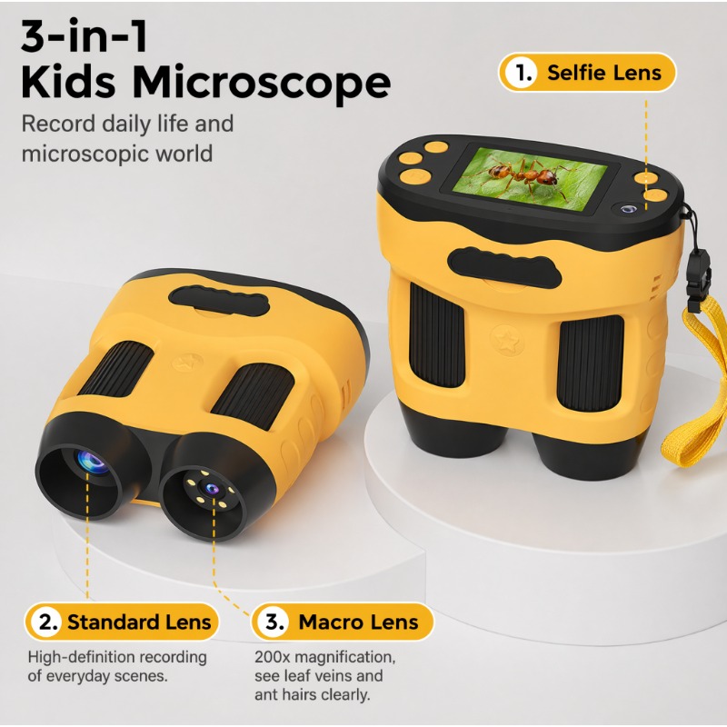 Microscope Camera 4K 1000X Dig - Kids Education News recension och pris