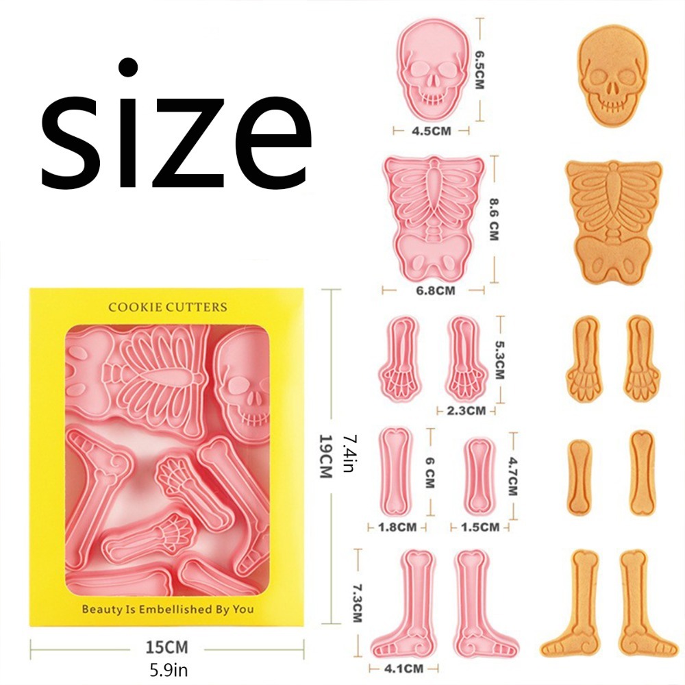 Halloween Puzzle Fondant Biscu - Human Body Puzzle recension och pris