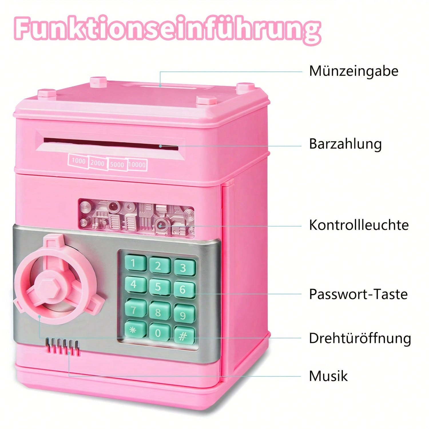 Kids Mini ATM Piggy Bank,Elect - Kids No Education recension och pris