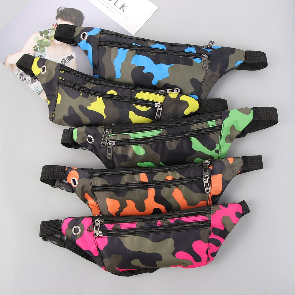 1PC Camouflage Fanny Pack Trav - Kids Education Money recension och pris
